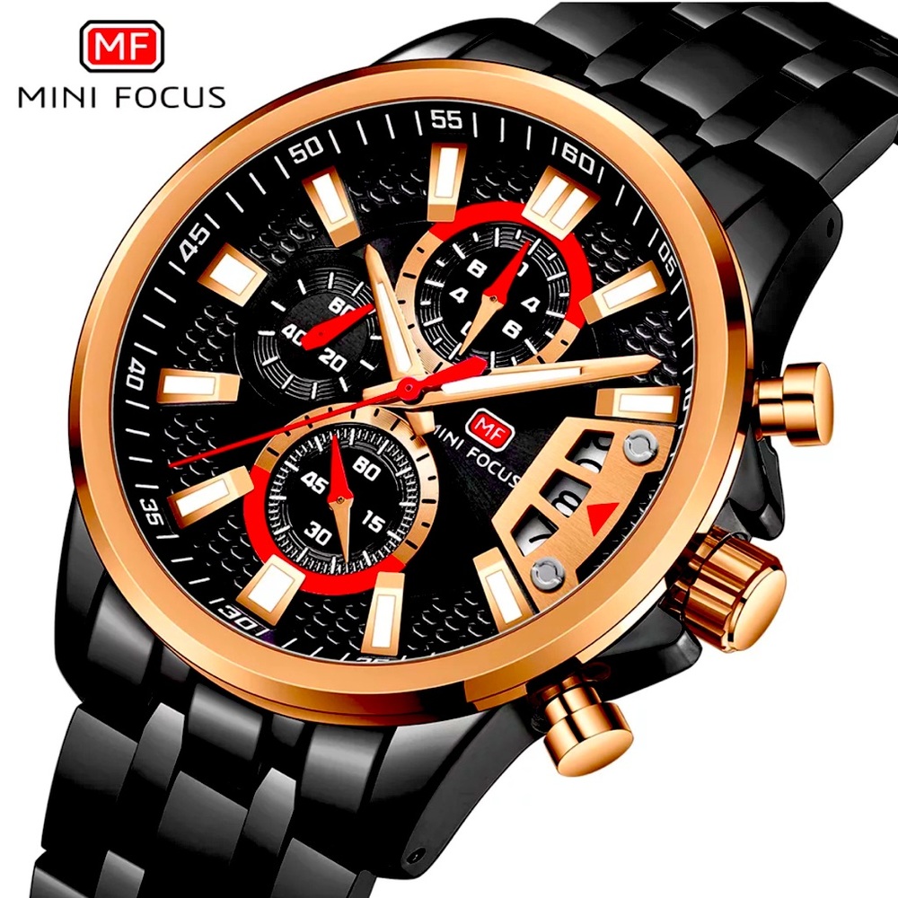 Men Mini Focus Watch in a black